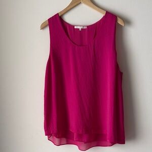 Violet & Claire Fuchsia Tank Top